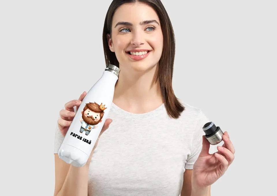 Iskän termospullo – hauska ja käytännöllinen lahja isälle