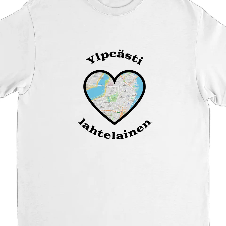 Personoitava kotiseutupaita – lisää oma kaupunkisi kartalle!