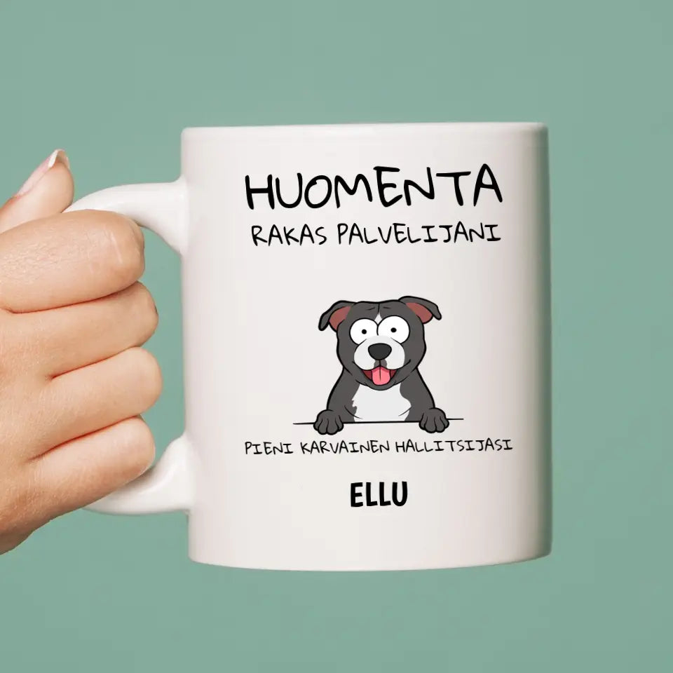 Huomenta Rakas Palvelijamme - Personoitu Muki Koiranomistajalle