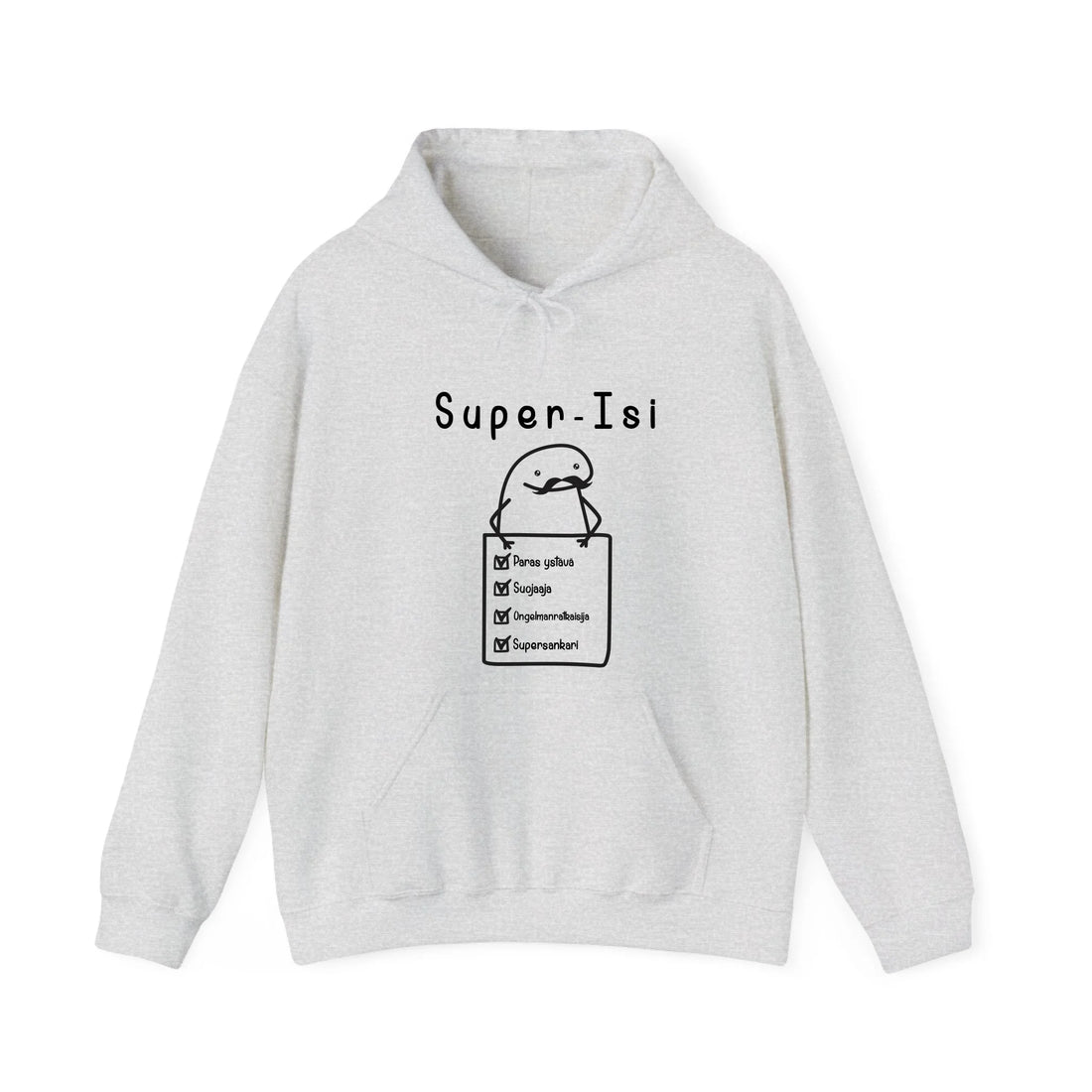 gildan-unisex-huppari-harmaa
