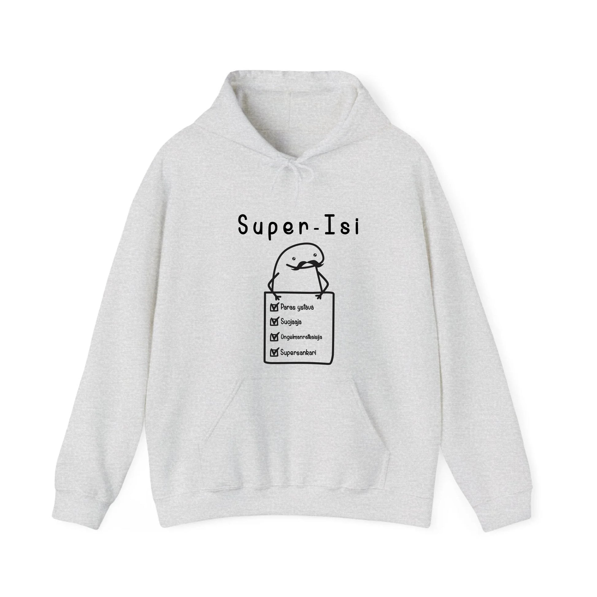 gildan-unisex-huppari-harmaa