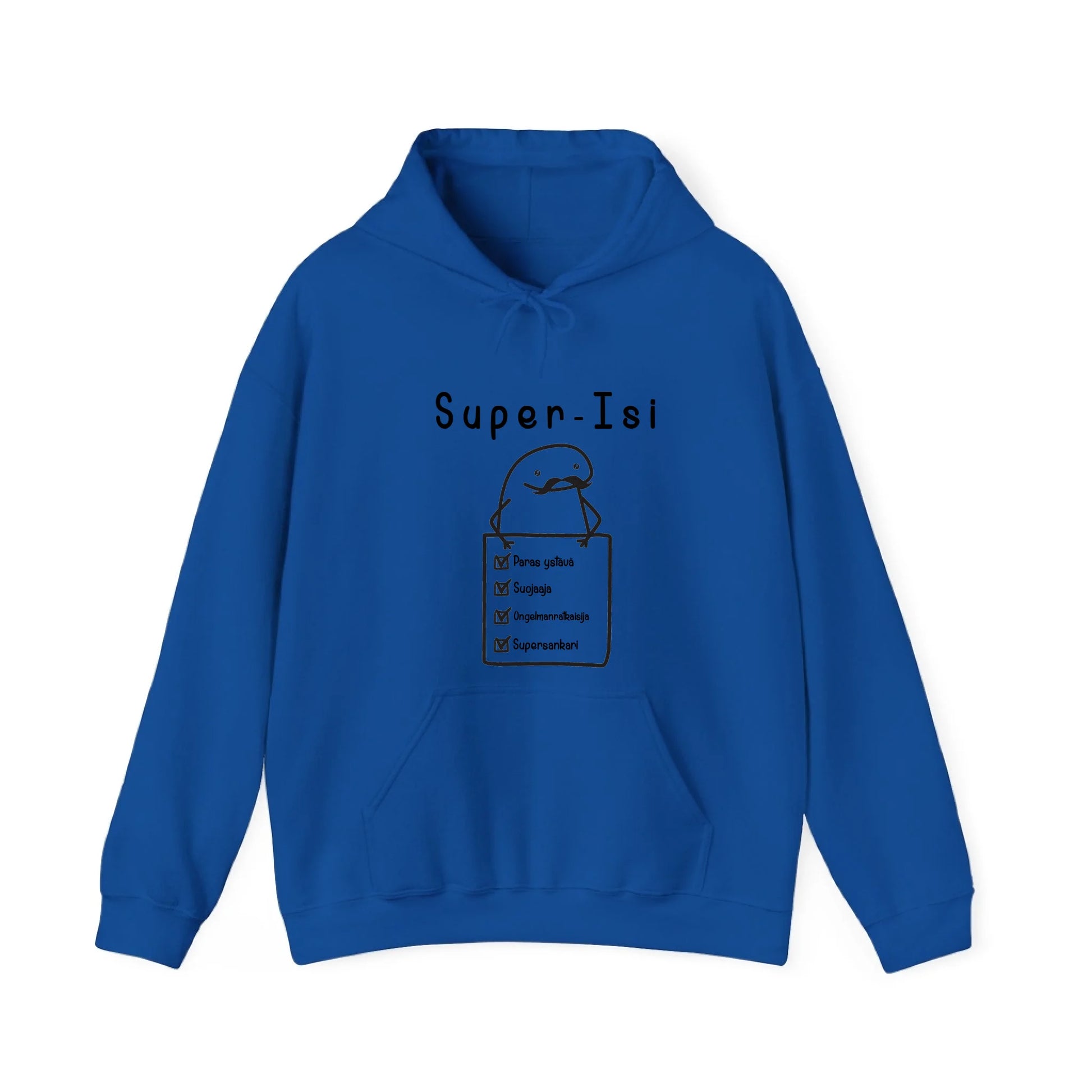 gildan-unisex-huppari-sininen