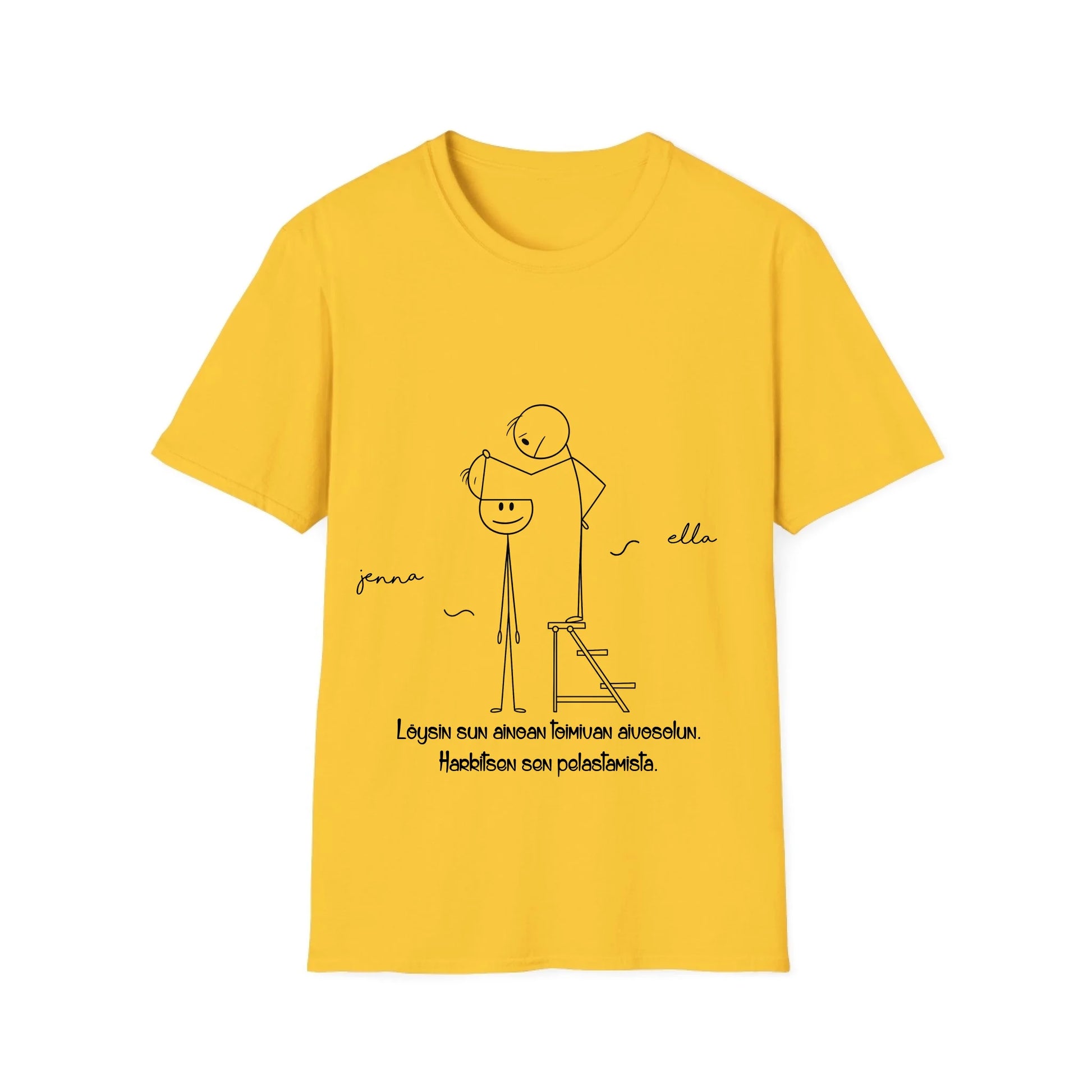 Unisex-Softstyle-T-Shirt-keltainen