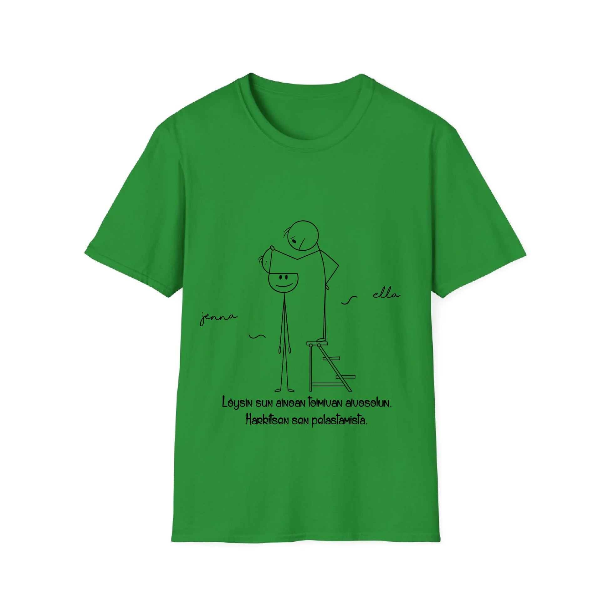 Unisex-Softstyle-T-Shirt-vihreä