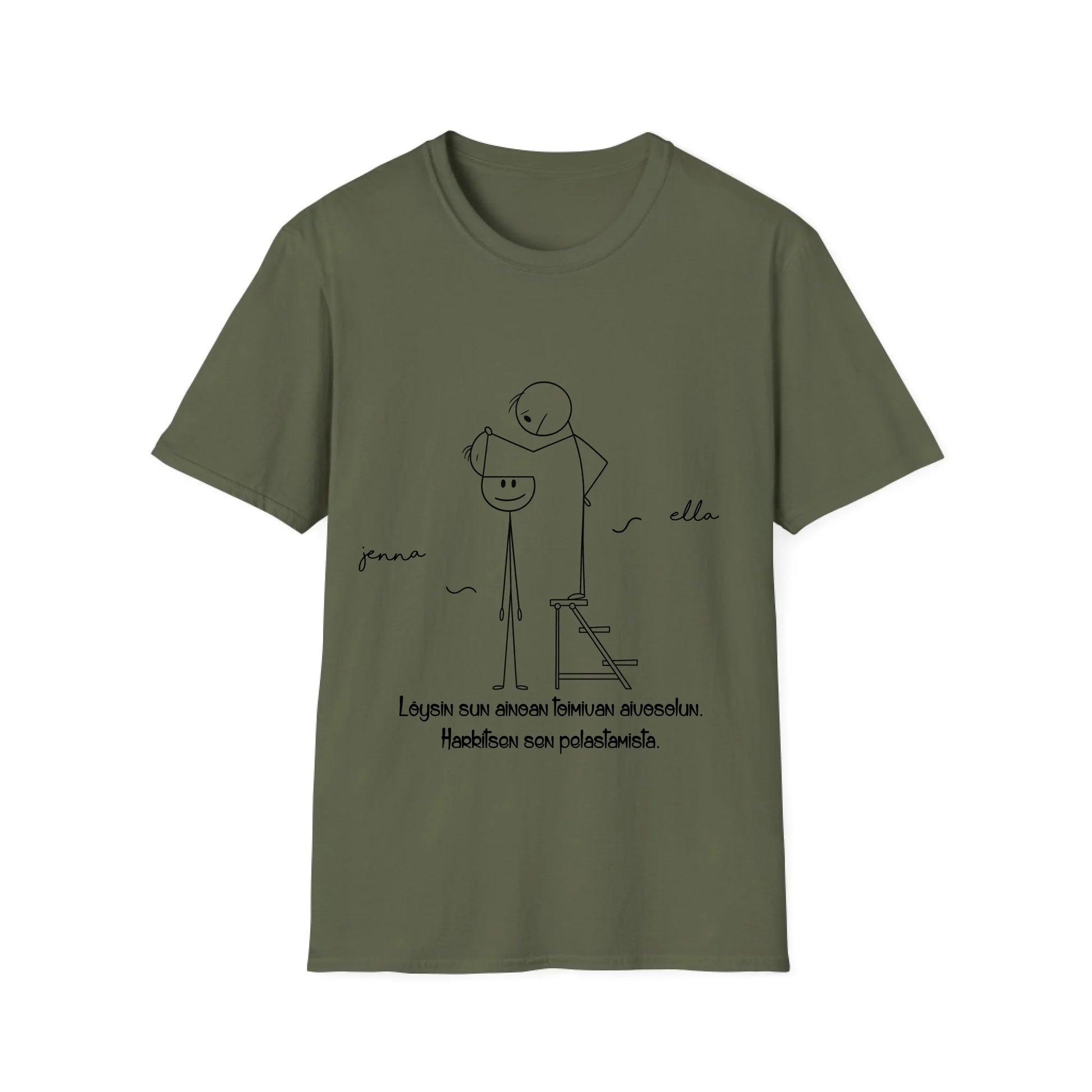 Unisex-Softstyle-T-Shirt-armeijanvihreä