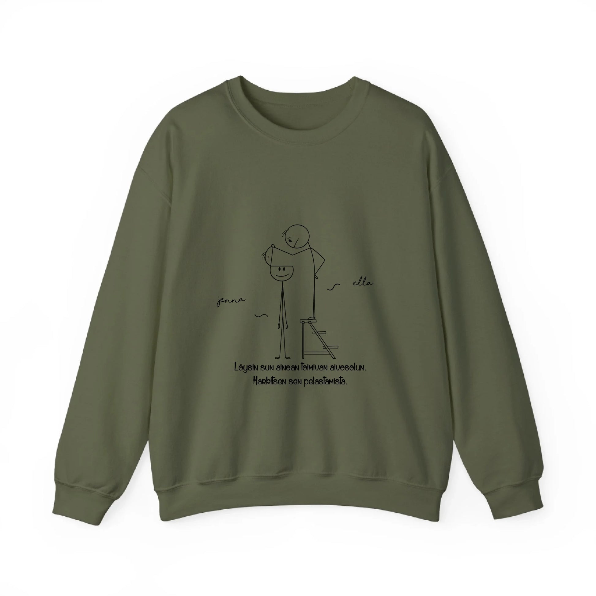 armeijan-vihrea-sweatshirt-front