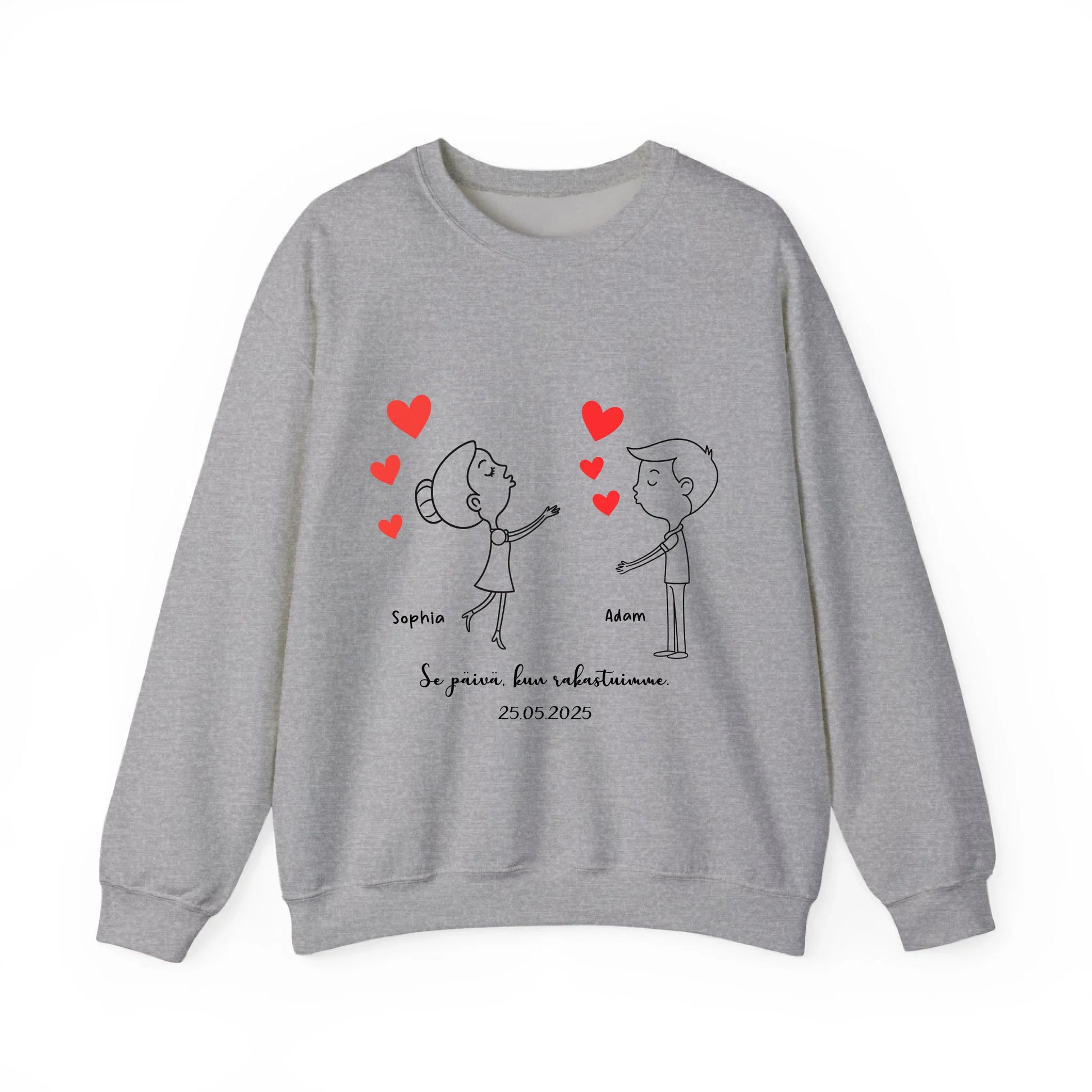 unisex-crewneck-harmaa