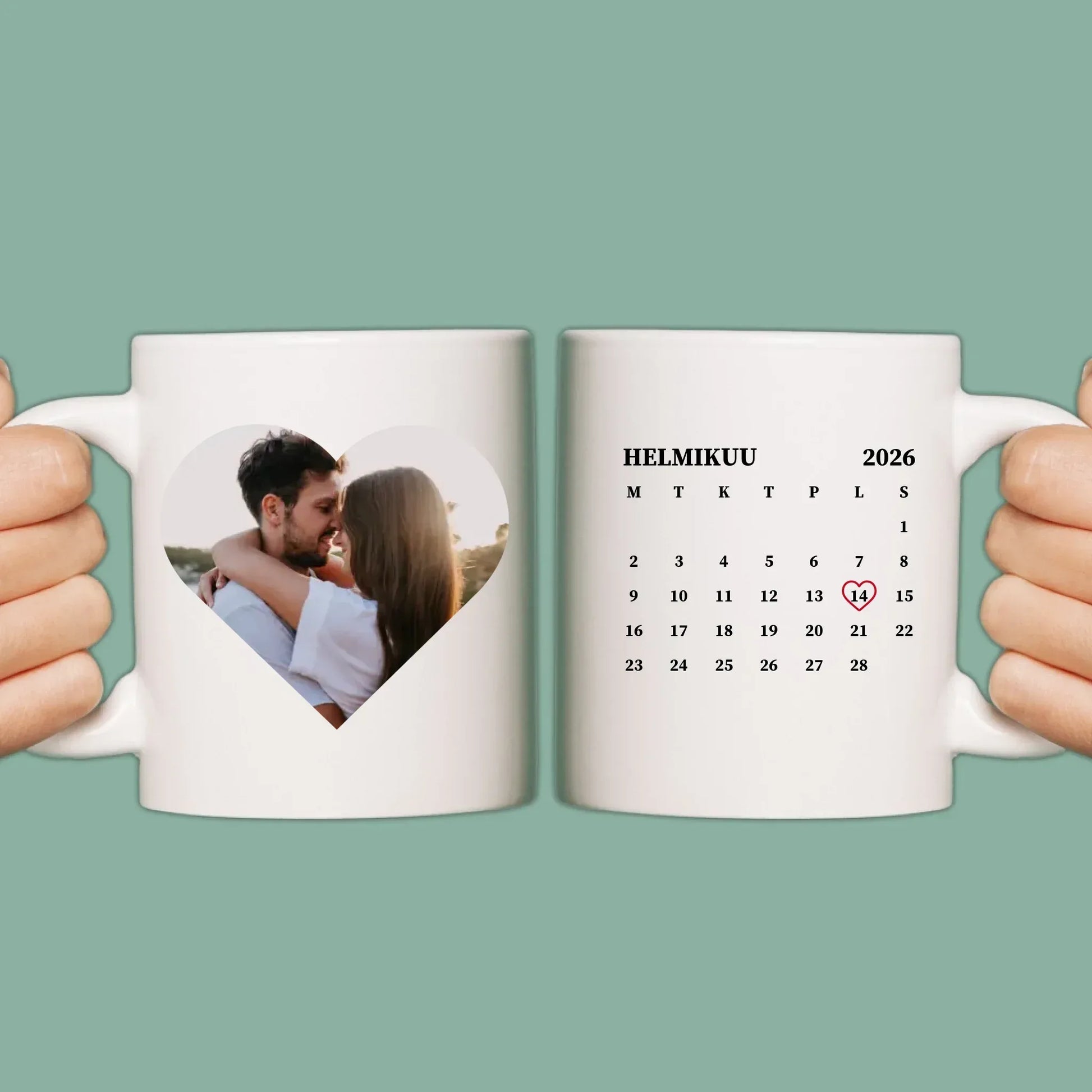 Personoitava muki omalla kuvalla ja kalenterimerkinnällä – ihana lahjaidea - Muokkis